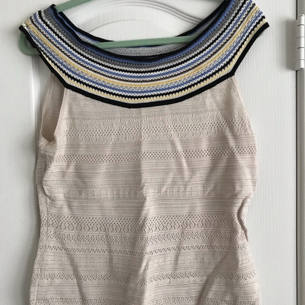 WHBM At-the-Shoulder Fitted Sweater Top - Size Medium